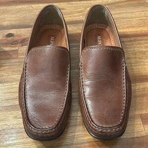 Alfani Java Brown Loafers, Size 9.5